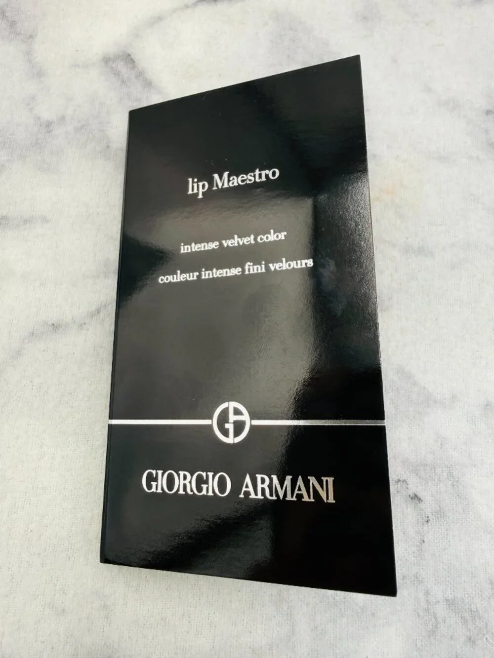 Giorgio Armani Beauty Gift Set-Lip Maestro Intense Velvet Color 3 Shades-2pc-NEW